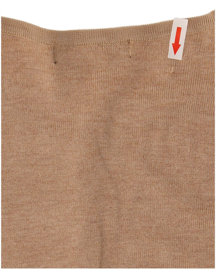 Marks & Spencer Damen-Cardigan-Pullover UK 12 Mittelbeige Viskose