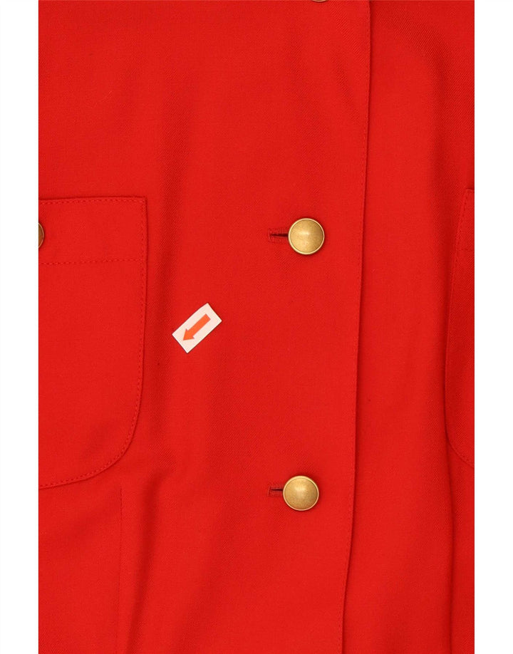Vintage Damen Etuikleid UK 14 Medium Red