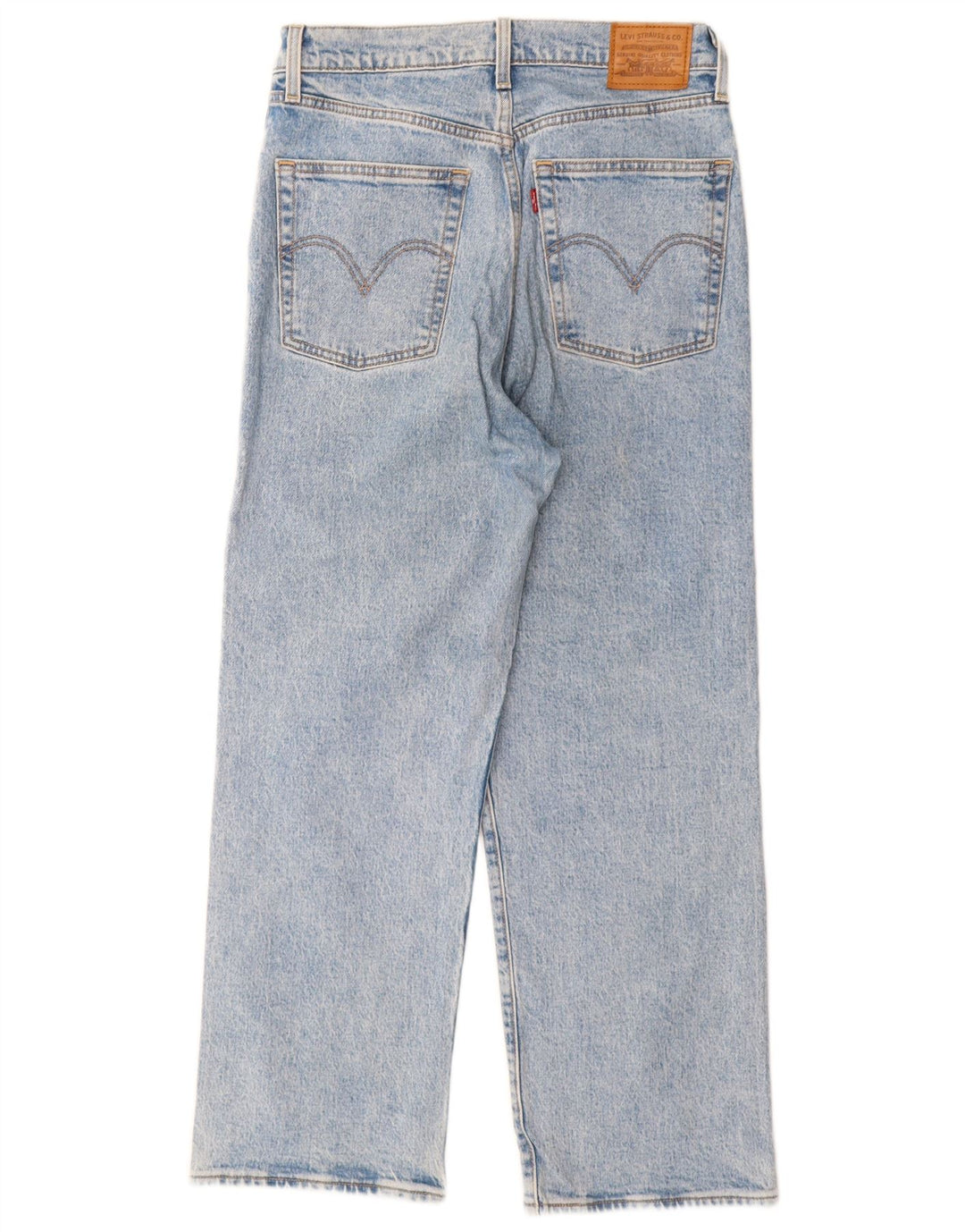 Levi's Damen Ribcage Straight Jeans W29 L27 Blaue Baumwolle