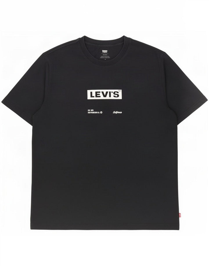 Levi's Herren-T-Shirt mit Grafik, mittelschwarze Baumwolle