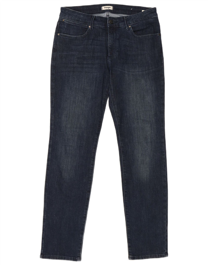 Wrangler Damen Slim Jeans W31 L30 Blaue Baumwolle