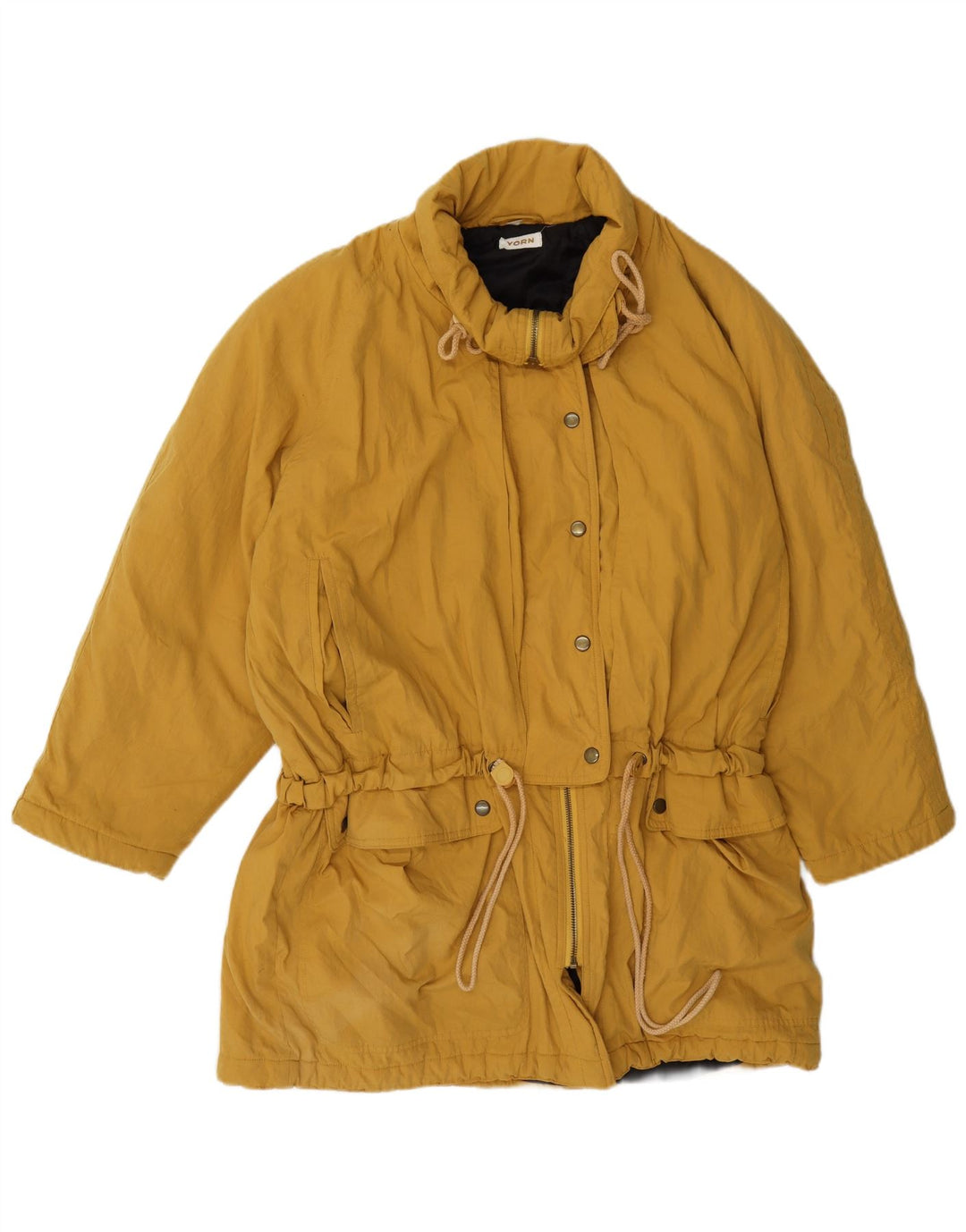 Yorn Damen-Windbreaker-Mantel, UK 16, Größe L, Gelb