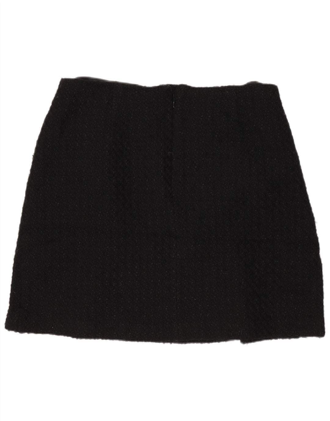 Marks & Spencer Damen Minirock UK 14 Medium W32 Schwarz Acryl
