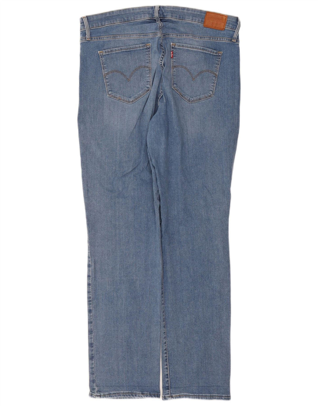 Levi's Damen 314 Shaping Straight Jeans W36 L32 Blaue Baumwolle