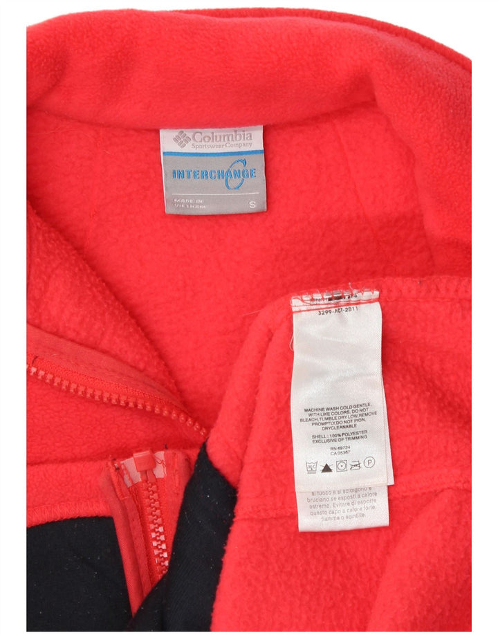 Columbia Damen Fleecejacke UK 10 Small Rot Polyester