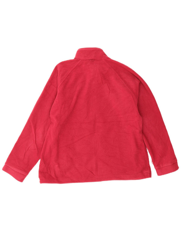 Joules Damen-Oversize-Liner-Fleecejacke UK 16 Large Pink Polyester