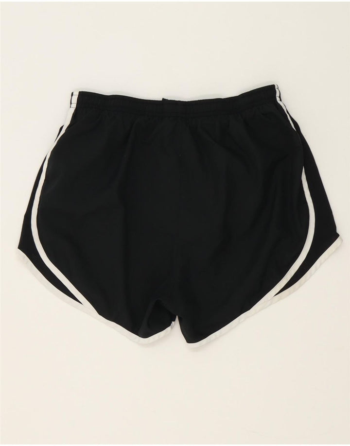 Nike Damen Dri Fit Sport Shorts UK 8 Small Schwarz Polyester