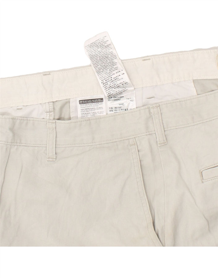 DOCKERS Mens Cargo Shorts W40 2XL White Cotton Vintage Dockers and Second-Hand Dockers from Messina Hembry 