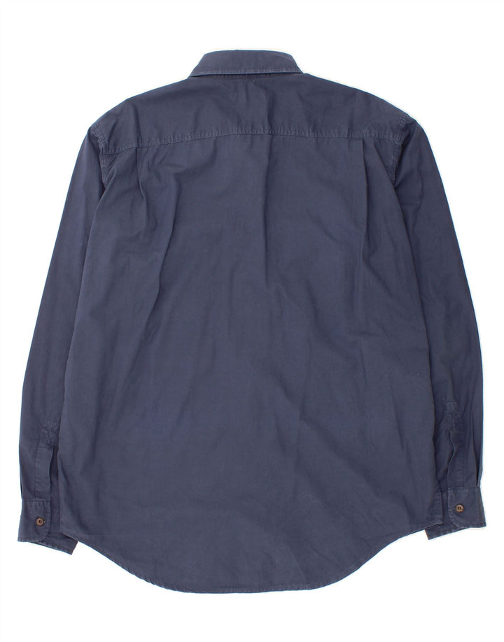 MARINA YACHTING Mens Shirt XL Navy Blue Cotton Vintage Marina Yachting and Second-Hand Marina Yachting from Messina Hembry 
