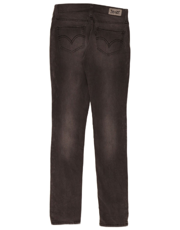 Levi's Damen 524 Super Low Skinny Jeans W29 L32 Graue Baumwolle