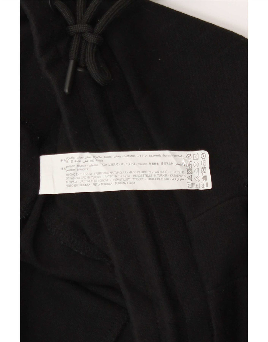 Zara Herren-Sportshorts, mittelgroß, schwarze Baumwolle