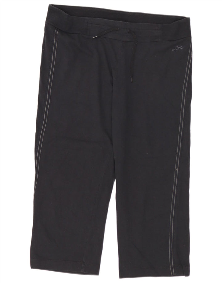 Lotto Capri-Trainingshose für Damen, UK 14, mittelschwarz