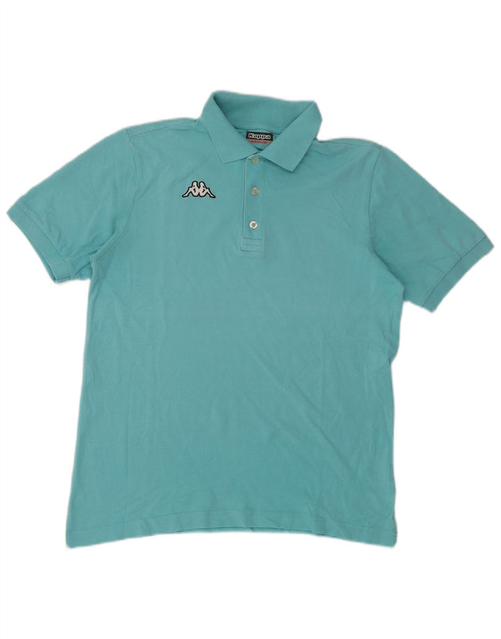 KAPPA Herren Poloshirt Medium Türkis Baumwolle