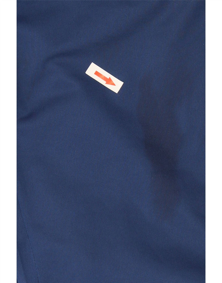 Fila Herren-Trainingshose XL, blaues Colourblock-Polyester