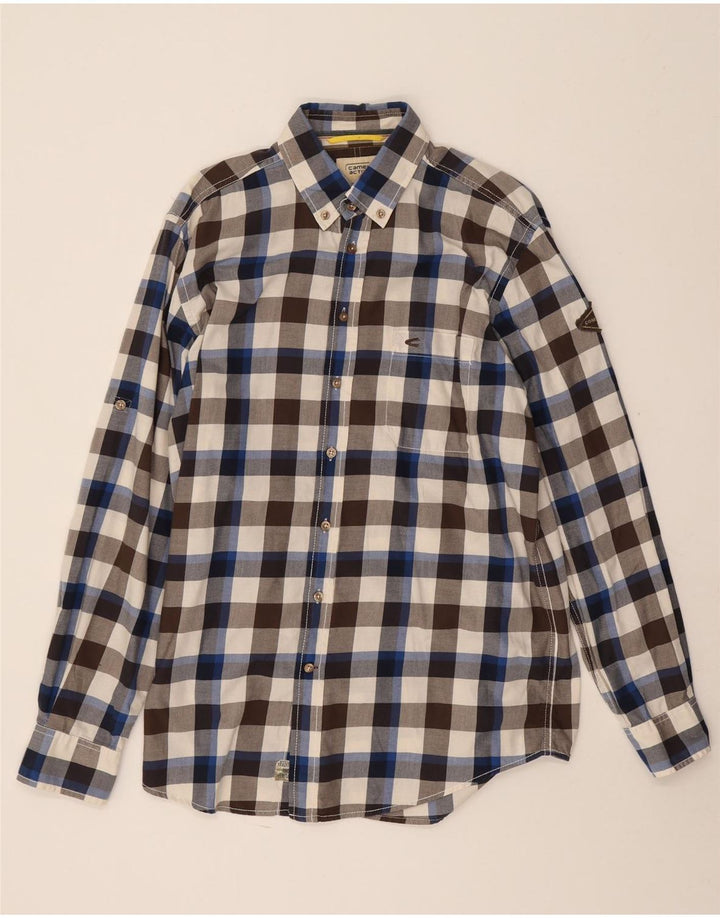 Camel Active Herrenhemd, mittelgroß, mehrfarbig, Gingham-Baumwolle