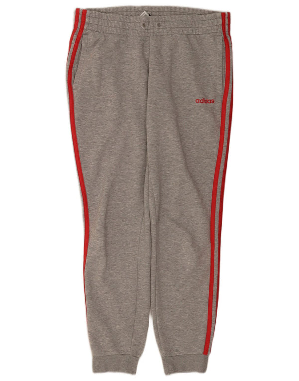 Adidas Damen Trainingshose Jogger UK 12/14 Mittelgraue Baumwolle