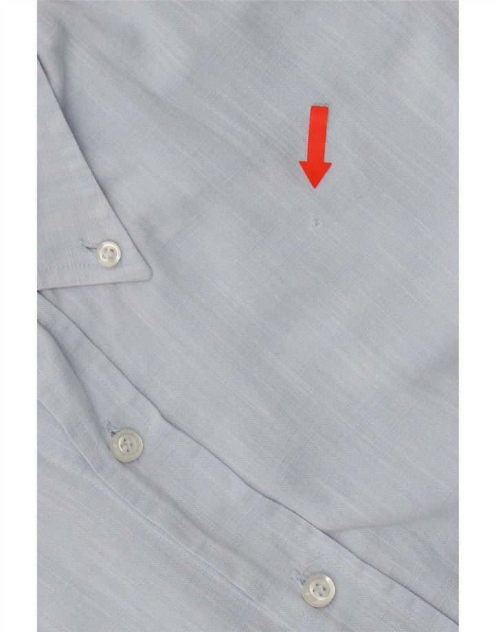 Fred Perry Herren Slim Fit Hemd XL Blau