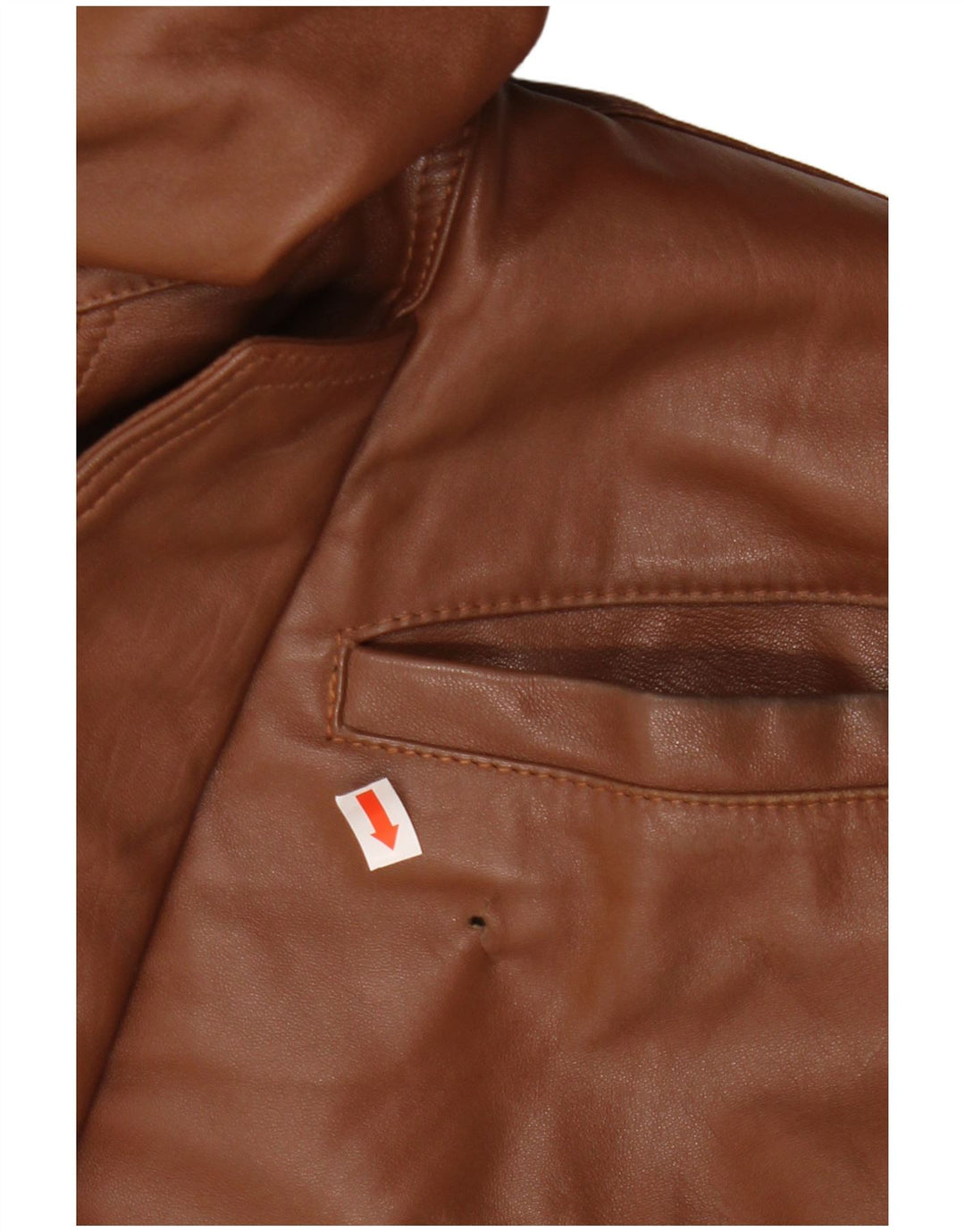 Vintage Herren Lederjacke UK 42 XL Braunes Leder