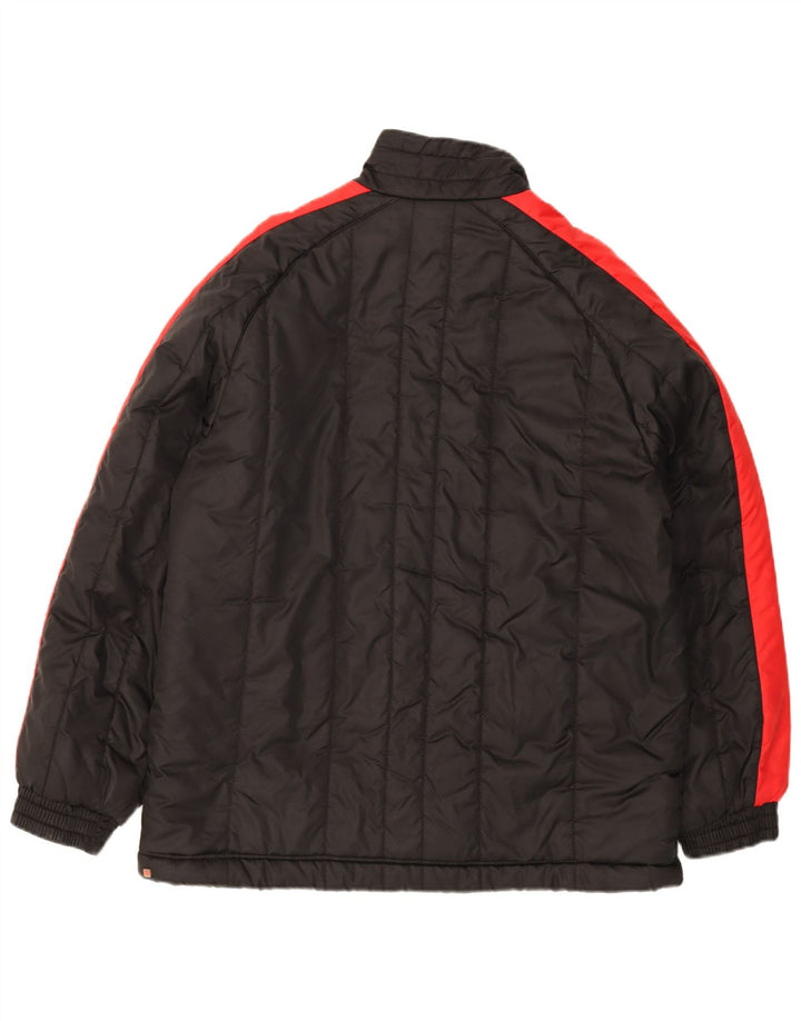 PUMA Mens Padded Jacket UK 40 Large Black Colourblock