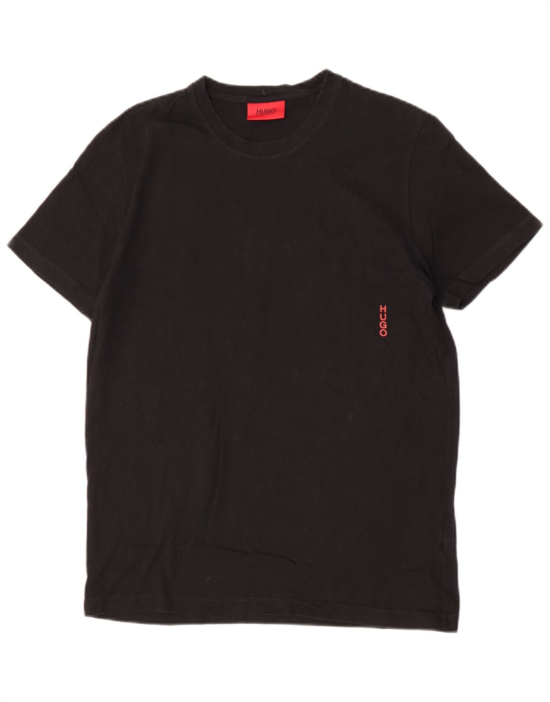 Hugo Boss Herren T-Shirt Top Small Schwarz Baumwolle