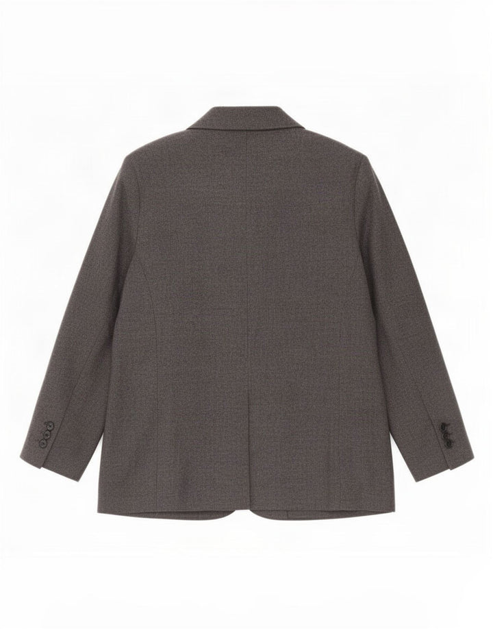 Eastex Damen 4-Knopf-Blazerjacke UK 16 Große graue Wolle