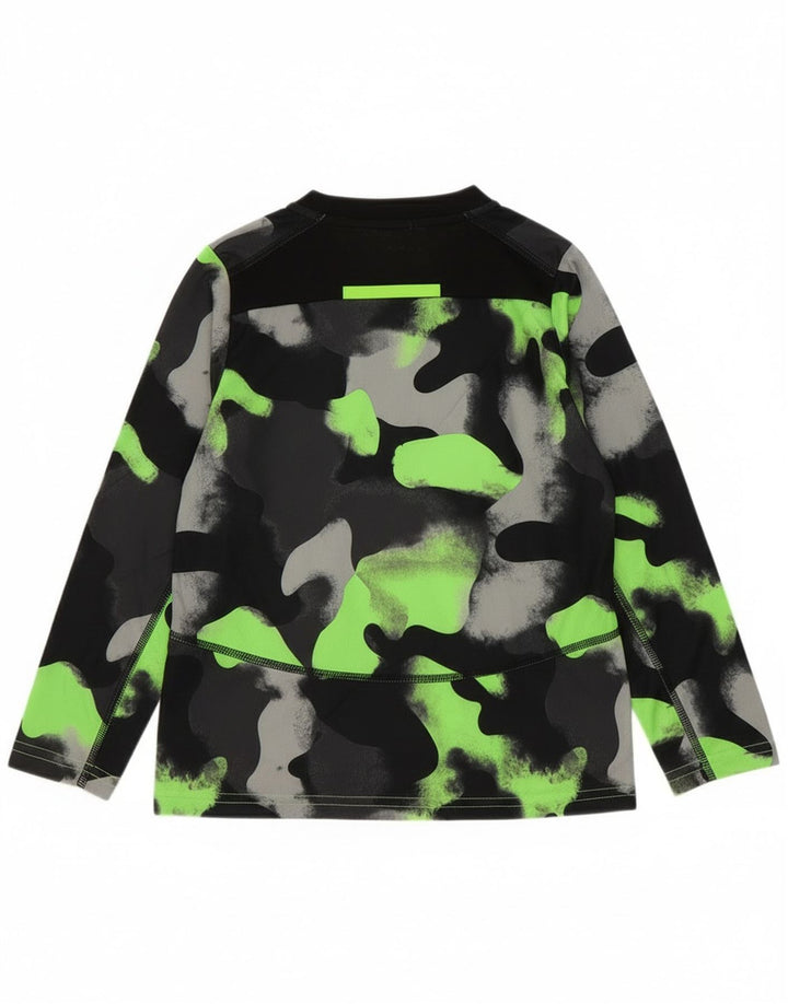 Russell Athletic Dri-Power-Oberteil für Jungen, langärmelig, 6–7 Jahre, Größe S, Schwarz