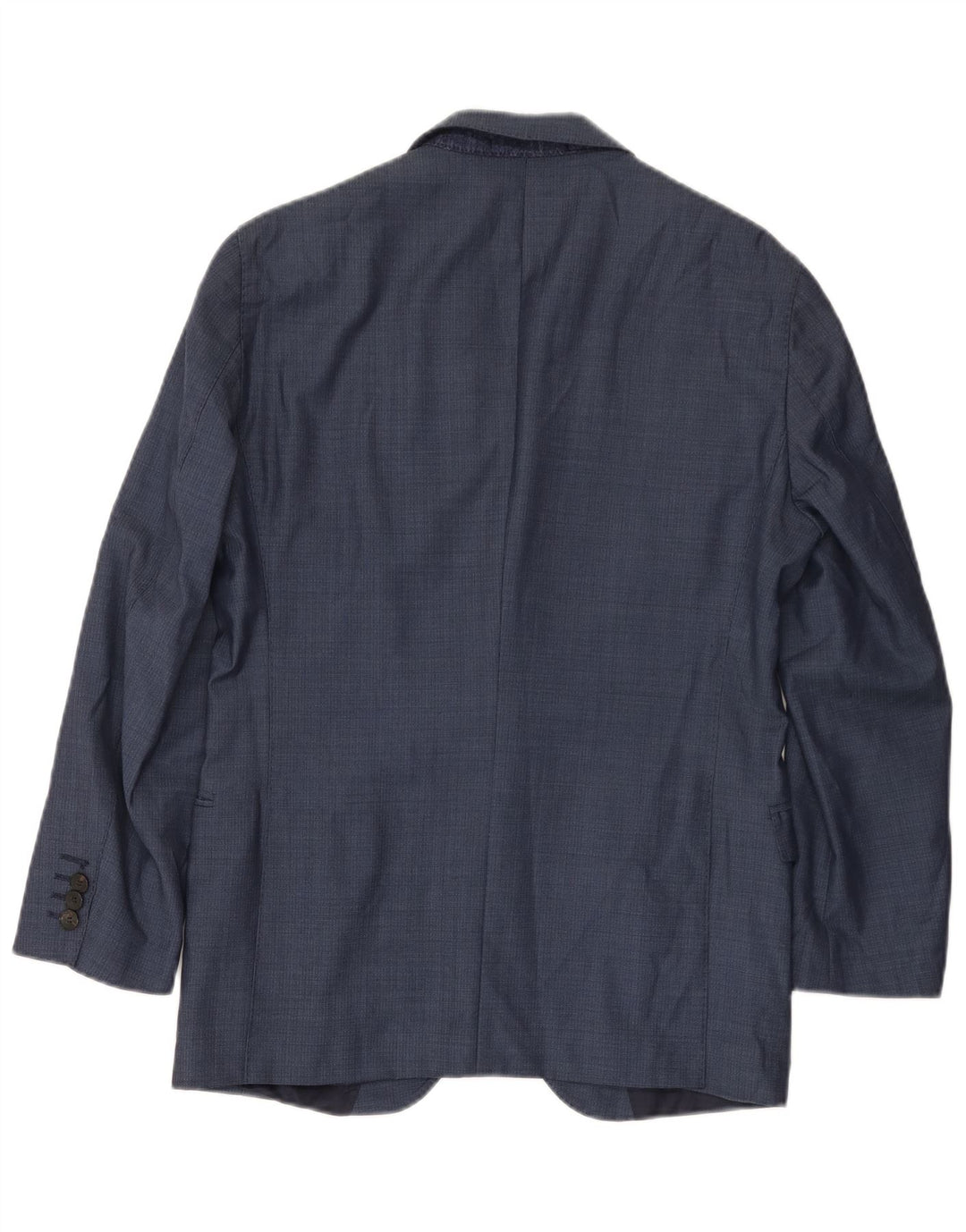 Hugo Boss Herren-Blazer mit 2 Knöpfen, EU 48, mittelmarineblaue Wolle