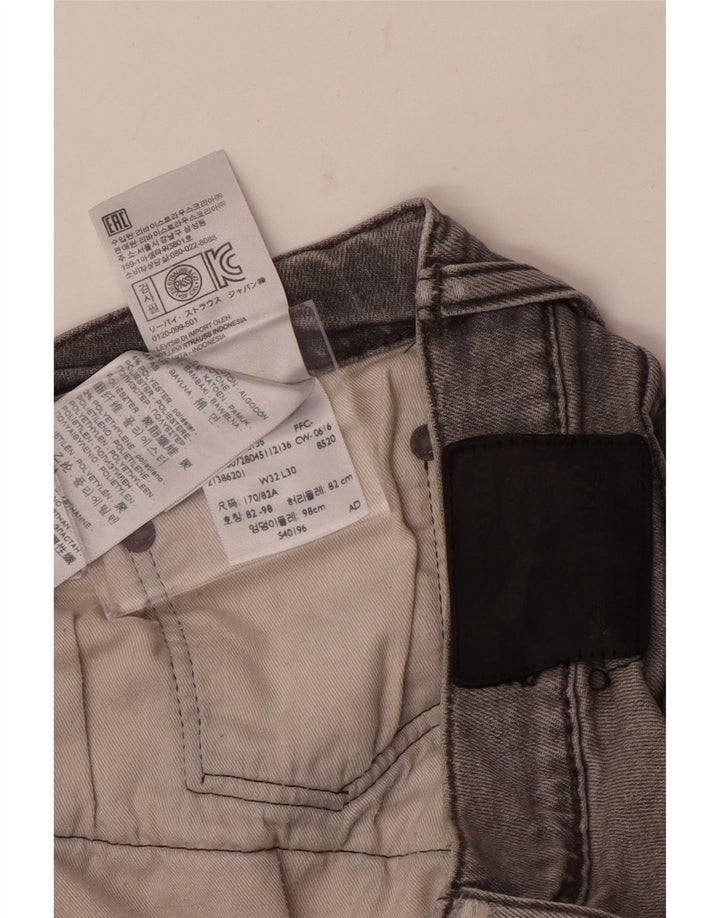 Levi's Damen 511 Slim Jeans W32 L30 Graue Baumwolle