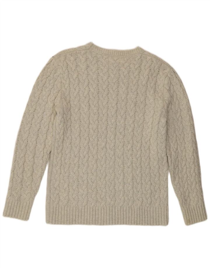 Tommy Hilfiger Herren-Pullover mit Rundhalsausschnitt, reguläre Passform, Mittelweiß