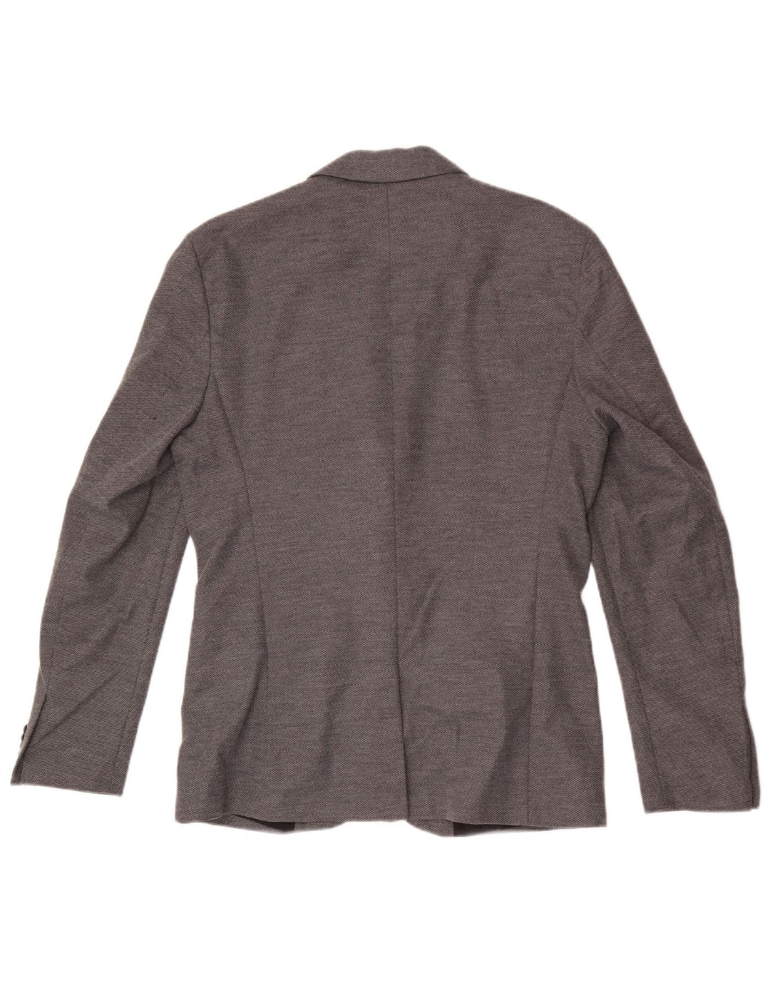 Zara Herren 2-Knopf-Blazerjacke UK 40 Large Grau Polyester