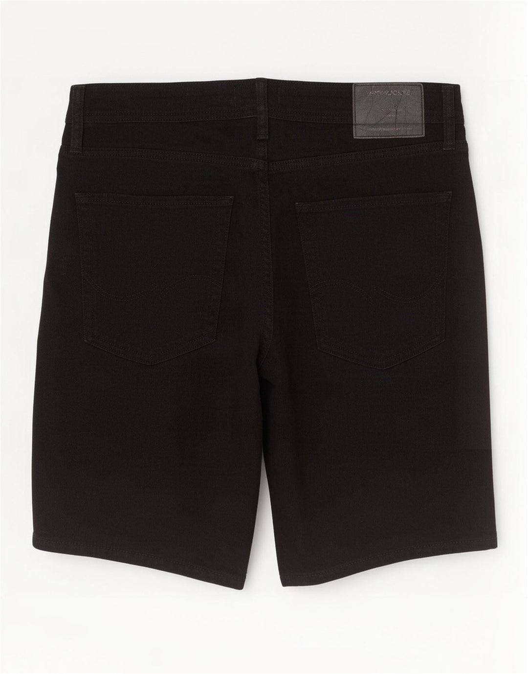 Jack & Jones Herren-Jeansshorts mit normaler Passform, Größe L, W34, schwarze Baumwolle
