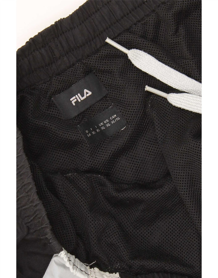 Fila Herren Sportshorts XL Schwarz Colourblock