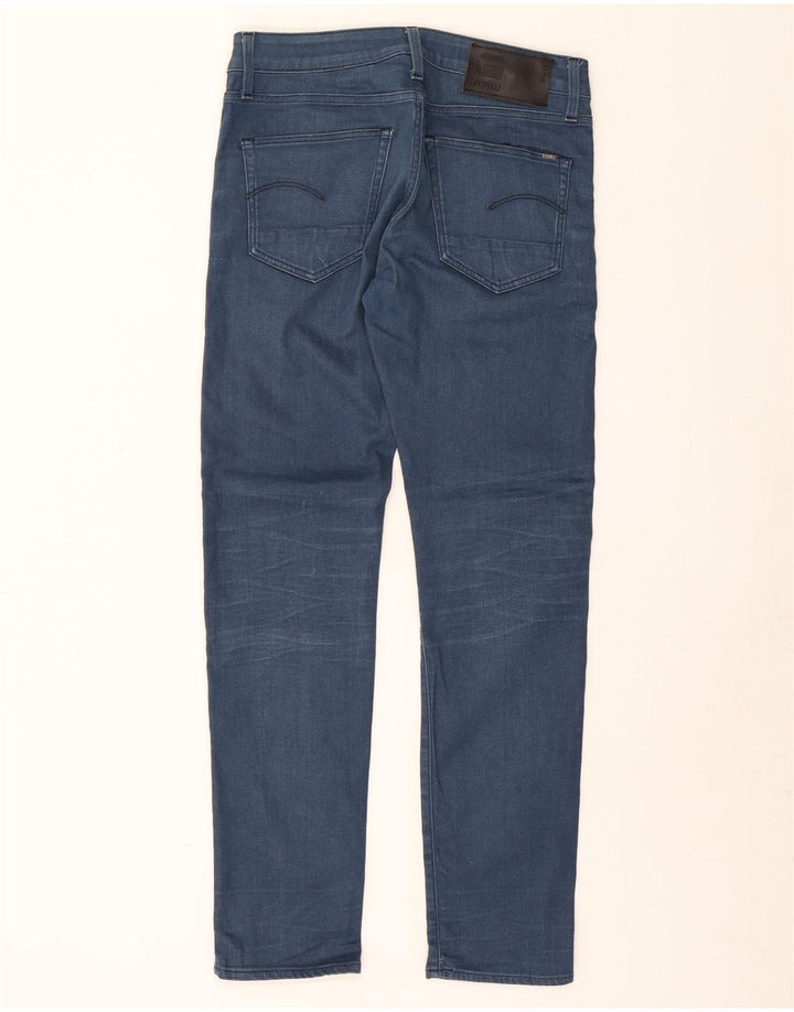 G-Star Herren 3301 Slim Jeans W30 L32 Blaue Baumwolle