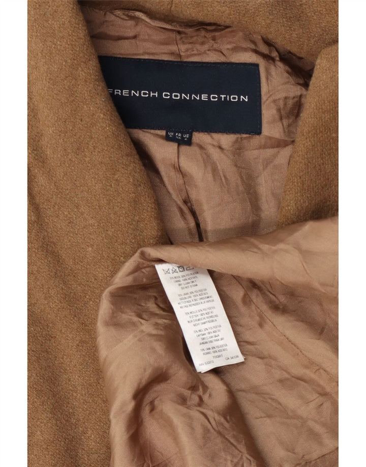 French Connection Damenmantel UK 8 Small Beige Wolle