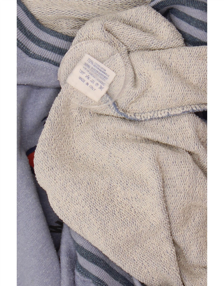 CAMPAGNOLO Herren Vikings Graphic Sweatshirt Pullover IT 56 XL Blaue Baumwolle