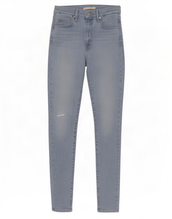 Levi's Damen Mile High Super Skinny Jeans W27 L32 Blau