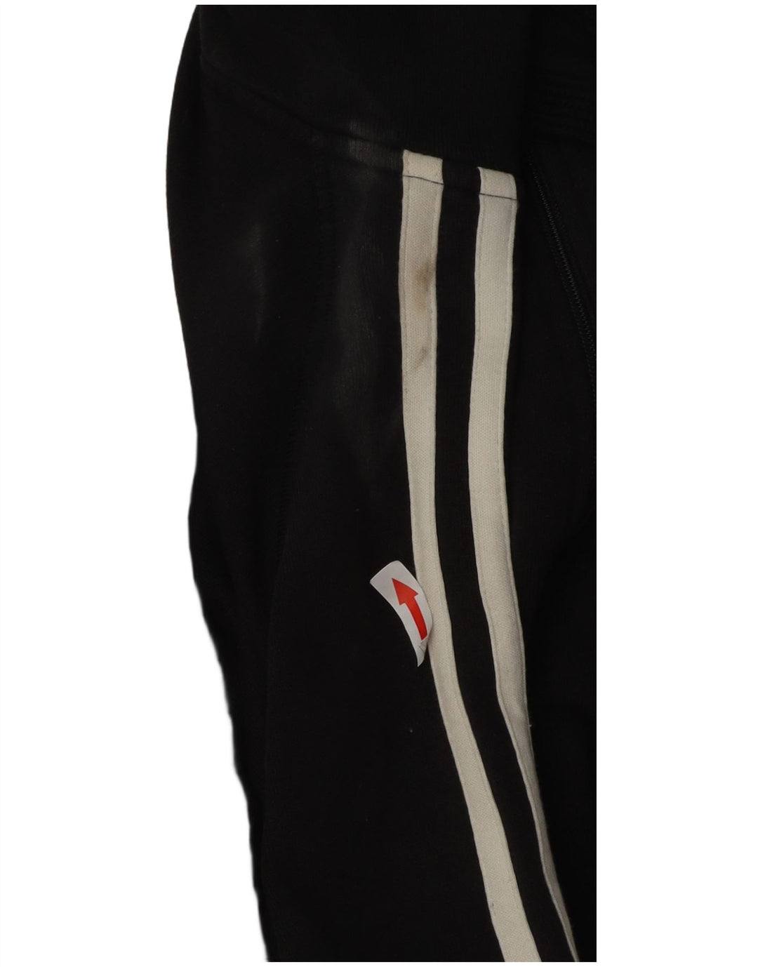 Adidas Herren-Kapuzenpullover mit Reißverschluss, groß, aus schwarzer Baumwolle