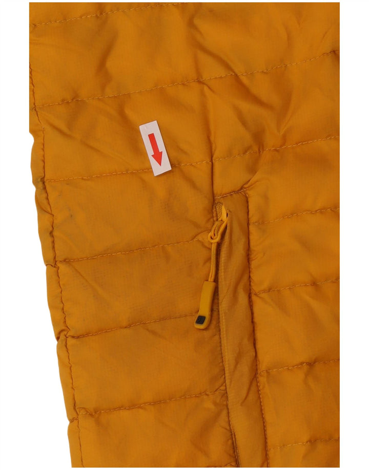 Mountain Warehouse wattierte Herrenjacke mit Kapuze, UK 40, Größe L, gelbes Nylon