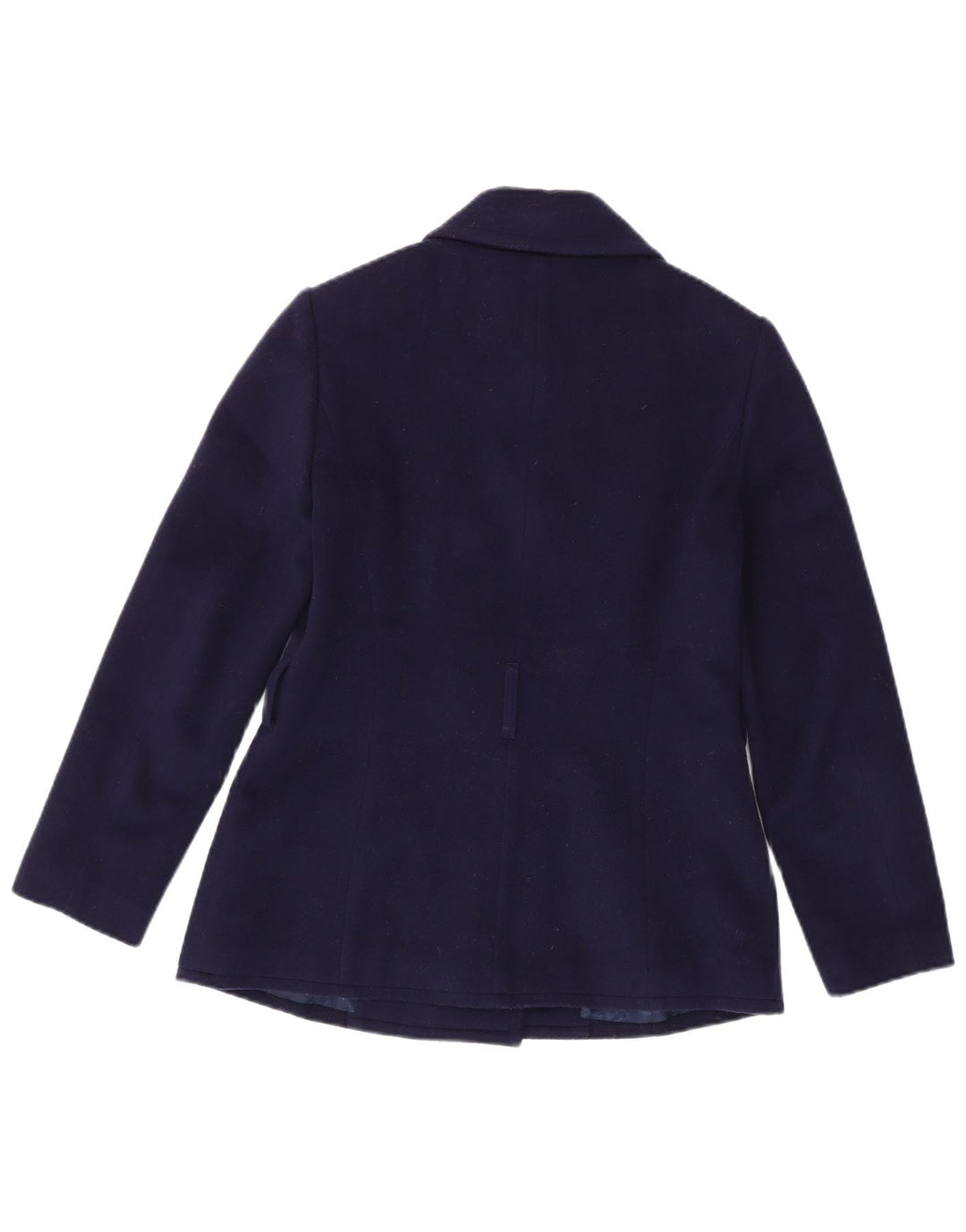 Brooks Brothers Damen Pea Coat US 2 XS Marineblaue Wolle