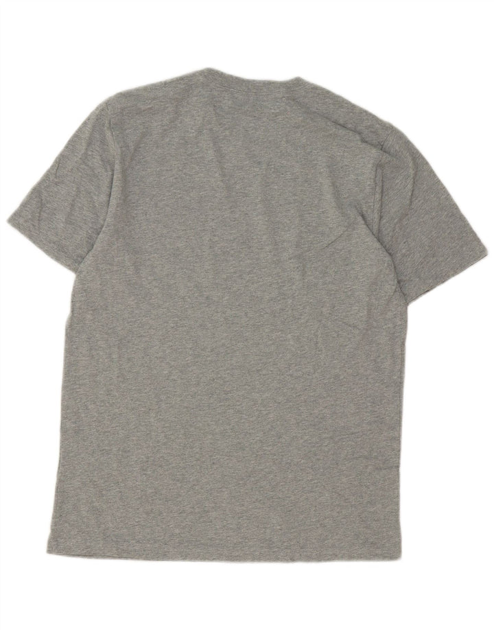 Carhartt Herren T-Shirt-Oberteil aus mittelgrauer Baumwolle