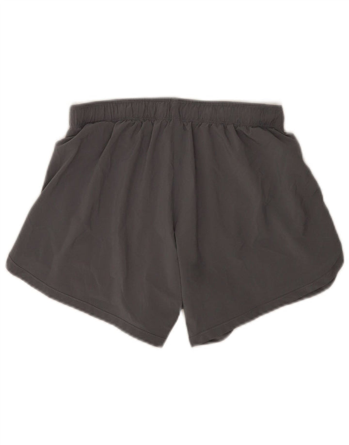 Nike Damen Dri Fit Sport Shorts UK 8 Small Grau Polyester