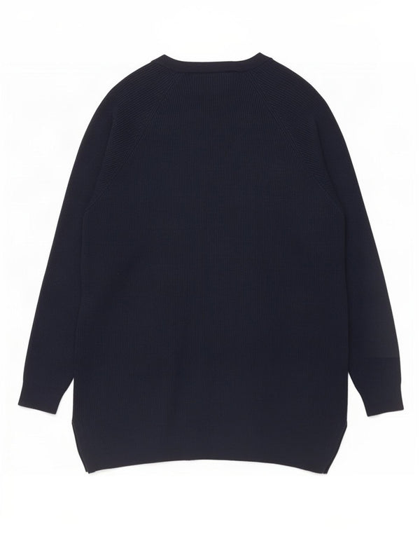 Marks & Spencer Offener Damen-Cardigan-Pullover UK 14 Mittelmarineblaue Viskose