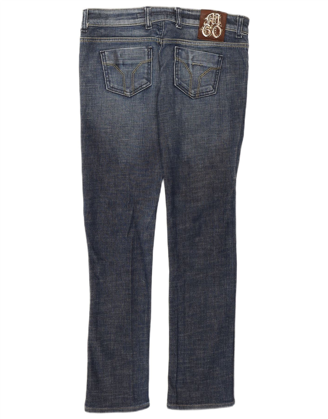 MISS SIXTY Damen-Jeans mit niedriger Taille, schmal, W28, L29, blaue Baumwolle