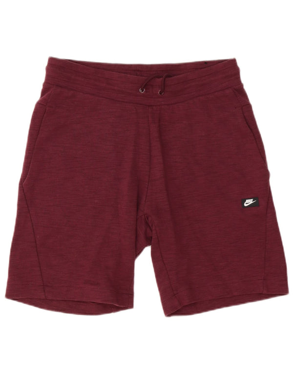 Nike Mens Sport Shorts Medium  Burgundy Cotton