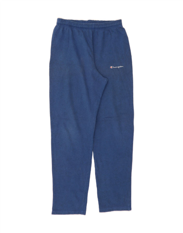 CHAMPION Mens Tracksuit Trousers Large  Blue Cotton Vintage Champion and Second-Hand Champion from Messina Hembry 