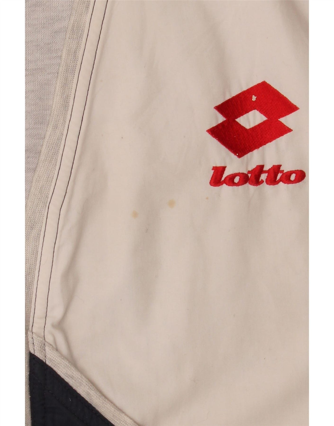 Lotto Herren-Trainingsanzug mit grafischem Oberteil, ärmellos, Größe L, Weiß, Farbblock