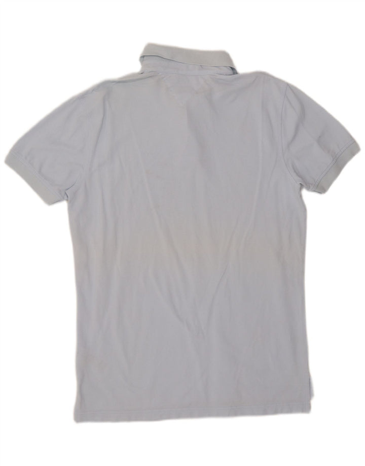 Tommy Hilfiger Herren-Poloshirt aus mittelblauer Baumwolle