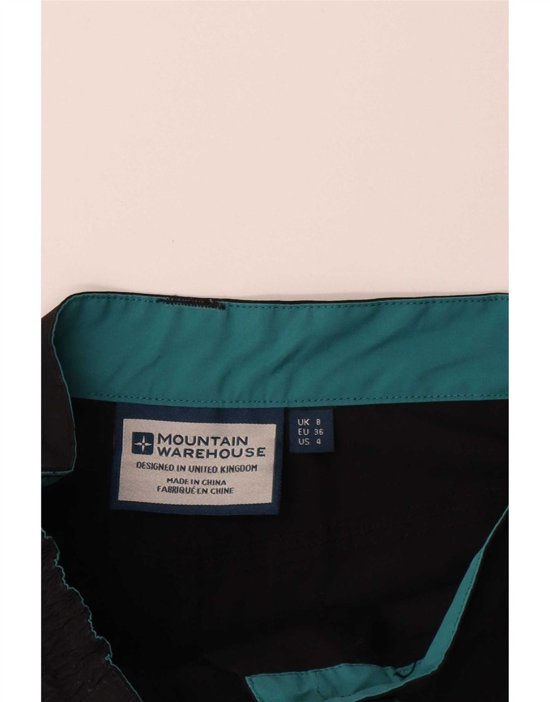 Mountain Warehouse Chino-Shorts für Damen, UK 8, Größe S, W26, Schwarz, Polyester