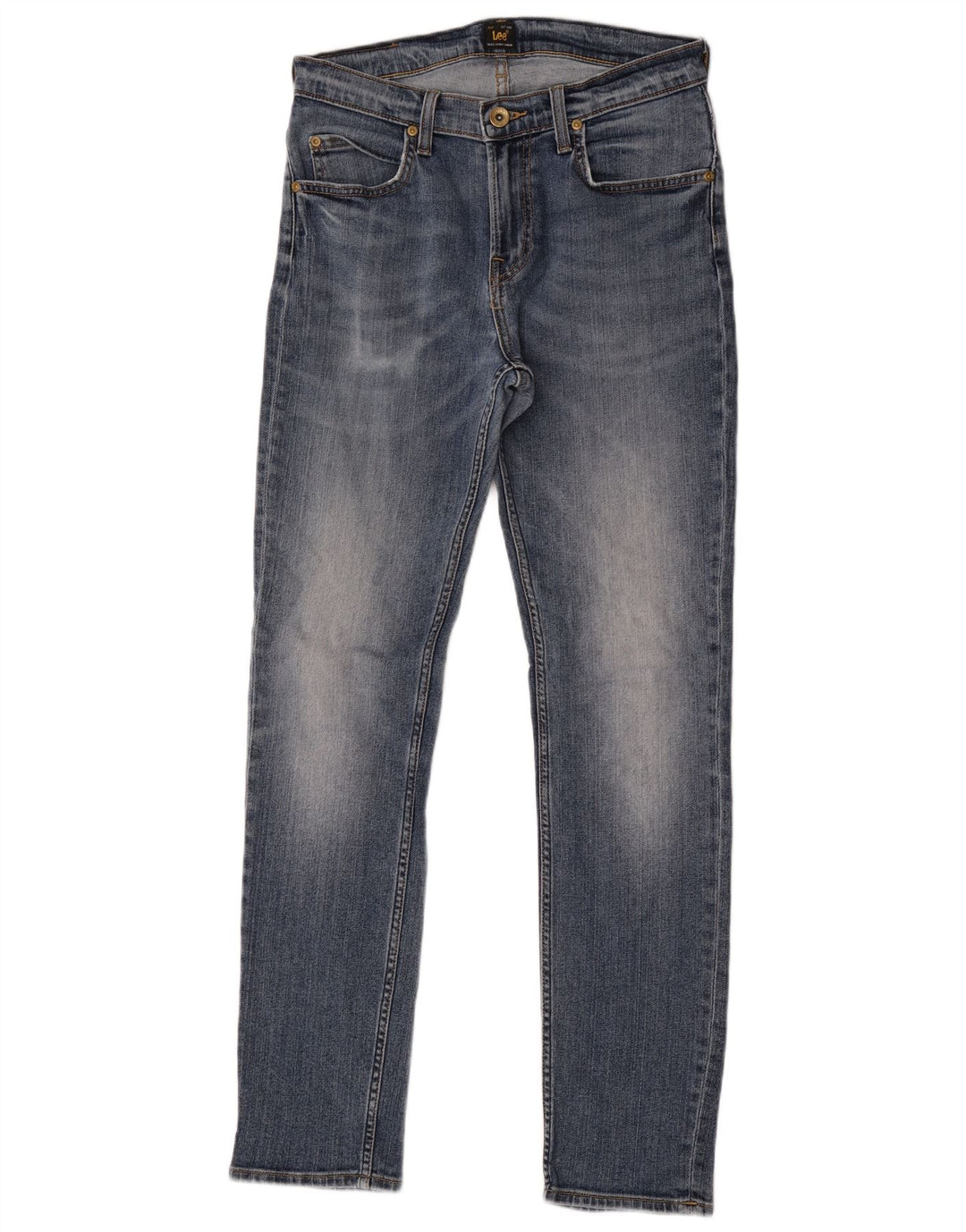 Lee Herren Rider Slim Jeans W29 L32 Blaue Baumwolle