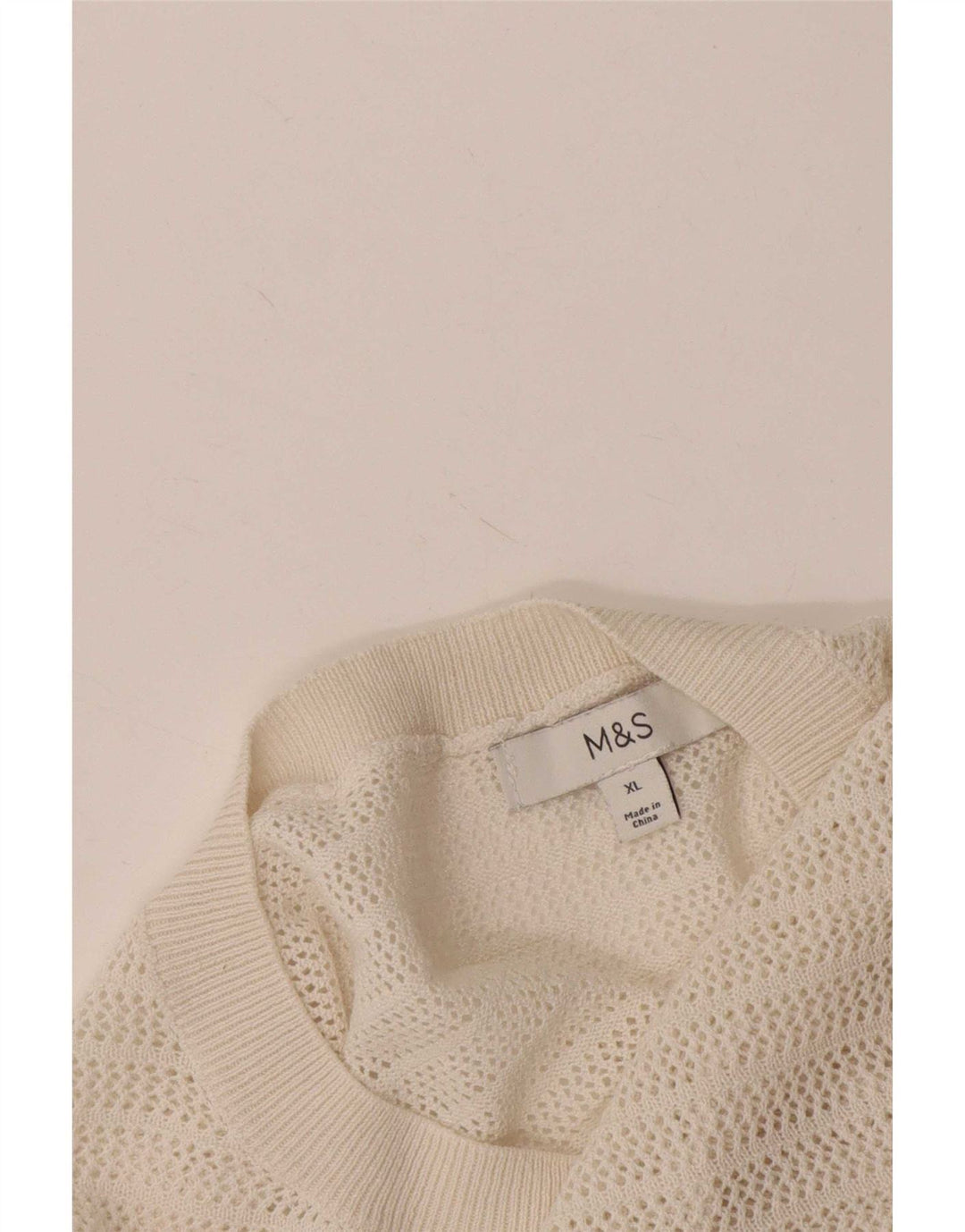 Marks & Spencer Damen Weste Tank Top UK 18 XL Weiß gestreift